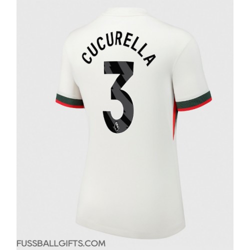 Chelsea Marc Cucurella #3 Fußballbekleidung Auswärtstrikot Damen 2025-26 Kurzarm